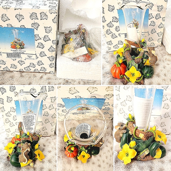 Charming Tails 93/104 "Pumpkin harvest" With Box and papers - Picture 2 of 15